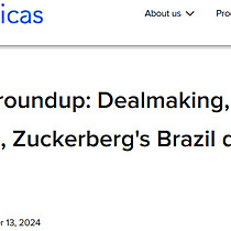 Financing roundup: Dealmaking, TD Synnex acquisition, Zuckerberg's Brazil deal and more